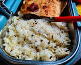 A picture of step 5 of Lunch box (Jeera rice,ajwain paratha, pili dal, gobhi aloo sabzi.