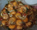 Foto langkah ke 9 dari resep Udang Saus Mentega.