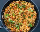 A picture of step 8 of Mung pilau.