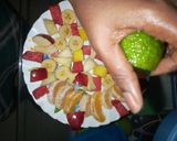 A picture of step 3 of Mixed fruits.