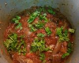 A picture of step 8 of Brinjal Patchadi.