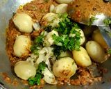 A picture of step 7 of Kashmiri Dum Aloo.