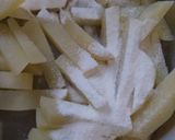 A picture of step 1 of Honey Chilli Potatoes.