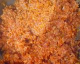 A picture of step 4 of Gajar Ka Halwa with Khoya.