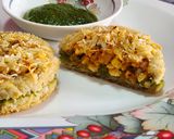 A picture of step 16 of Crispy Cheesy Paneer Tikka Disc.