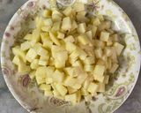 A picture of step 1 of Vegetable curry and rice ❦.