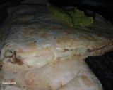 صورة لخطوة 5 من وصفة عيش التورتيلا بالبيض والجبنه الموزاريلا😋🌮