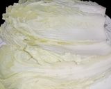 Foto langkah ke 1 dari resep Sawi Putih Gulung Duo Protein.