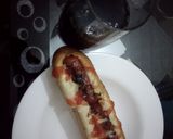 A picture of step 3 of Hotdogs #stayathome.