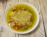 Gyöngyözve 🔥 főtt klasszikus ✨ tyúkhúsleves 🍲 recept fázis 6 fotója