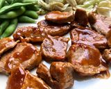 รูปขั้นตอนการทำที่ 3 ของ สเต็กหมูสันในผัดเนยอบซอส โฮมเมดHomemade sauce-butter baked pork tenderloin steak