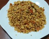 Hình bước làm 4 của món Trứng chiên cà chua