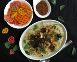 A picture of step 3 of Mixed Dal Pongal.