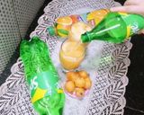 A picture of step 3 of Loquat drink 🍹.
