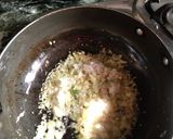 A picture of step 5 of Manchurian with gravy.