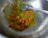 A picture of step 3 of Palak Paneer.