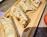 A picture of step 6 of Malai Boti Paratha Roll.