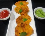 A picture of step 3 of Crispy corn pancakes.