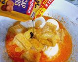 Foto langkah ke 3 dari resep Semur Tahu & Telor Pedas.