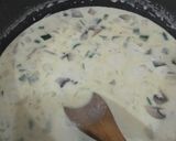 A picture of step 3 of Baked potato slice with cheesy and creamy sauce.