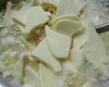 Gambar langkah 1 resipi Gulai Umbut Kelapa.