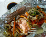 Foto del paso 9 de la receta: Salmón en papillote cocinado en sartén