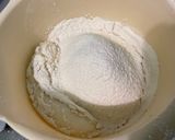 Une image de l'étape 6 de Gâteau aux abricots et amandes.