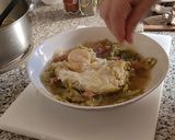 Foto del paso 9 de la receta: Sopa de Repollo con fideos chinos y huevo cocido