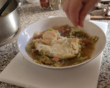 Foto del paso 9 de la receta: Sopa de Repollo con fideos chinos y huevo cocido