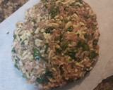 Foto del paso 3 de la receta: Hamburguesas de pollo y espinacas con queso