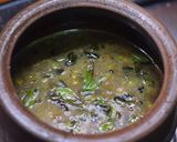 A picture of step 4 of Ganike hannu Gojju, side dish for Pongal / Black nightshade fruit curry:.