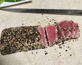 Seared Yellowtail tuna With mango habanero sauce recipe step 2 photo