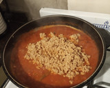 Foto del paso 4 de la receta: Fideos con salsa bolognesa (vegano) 🍝