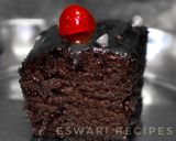 A picture of step 10 of Easy Eggless whole wheat chocolate cake.