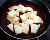 Foto del paso 5 de la receta: Queso frito con tomate 🧀🍅