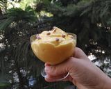 A picture of step 5 of Mango shrikhand.