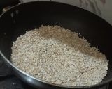 A picture of step 1 of Lemon Oats Rice Masala.