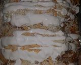 Foto del paso 9 de la receta Macarrones al horno entre capas de berenjenas con abrigo y queso