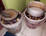 Foto langkah ke 2 dari resep Manisan Terong Ungu Legit dan Kres Kres.