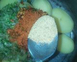 A picture of step 3 of Aloo ky cutlet.