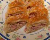 Sonkás sajtos tekercs recept fázis 5 fotója