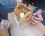 Foto del paso 5 de la receta: Casa de Galleta Jengibre Navideña