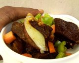 A picture of step 3 of Black Pepper Beef.