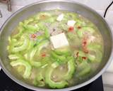 Bitter Gourd And Tofu Pork Soup recipe step 3 photo