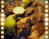 A picture of step 6 of Achar ghousht.