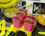A picture of step 2 of Banana Mango Popsicles.