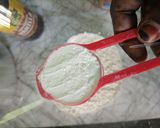 A picture of step 1 of Gireba cookies.