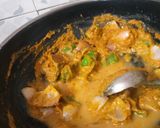 A picture of step 9 of Kadai Paneer.