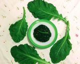A picture of step 3 of Rai Saag / Mustard Greens.