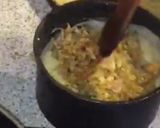 Une image de l'étape 3 de Quiche a la sause béchamel.